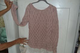 Sommer Strick Pulli Taube selbstgemacht