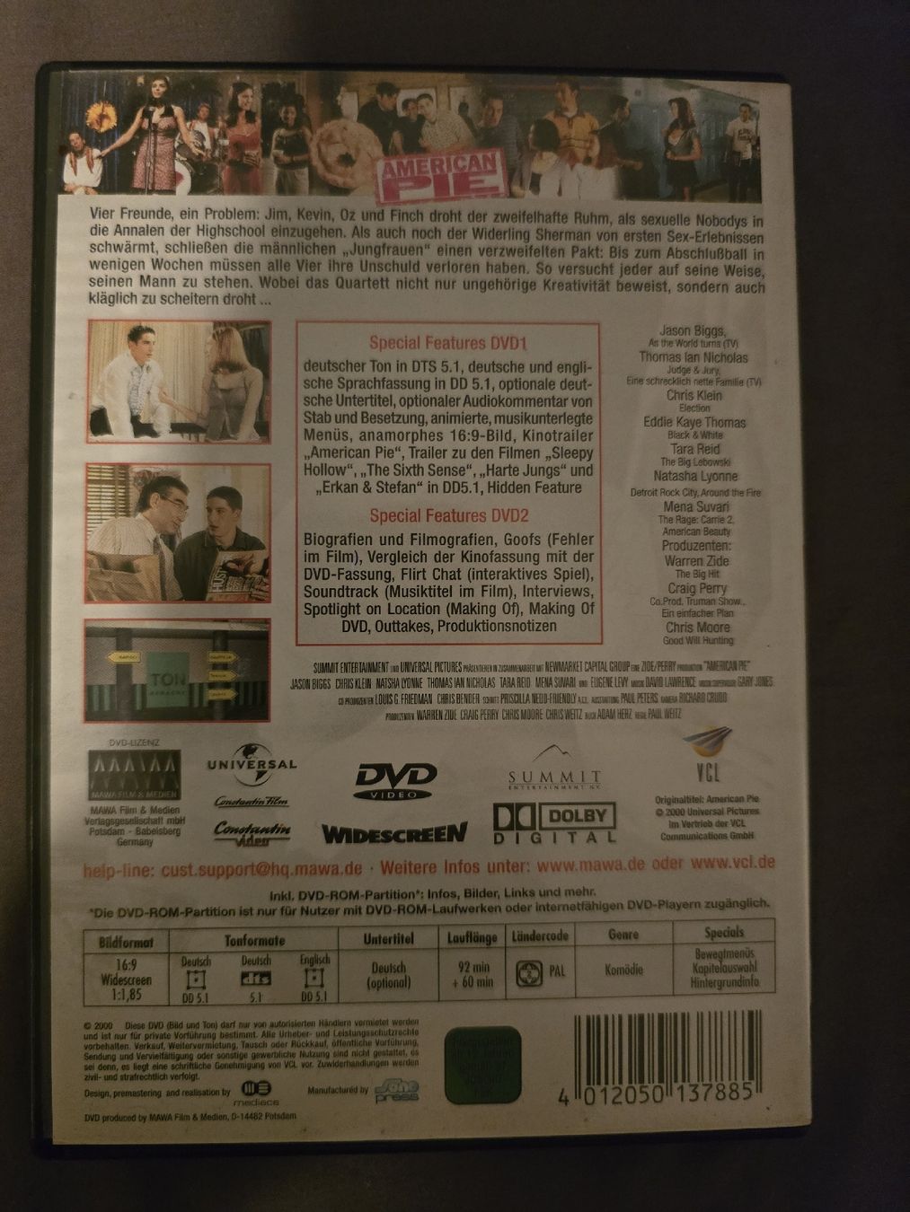 Alle DVDs: DVD's - Platinum Edition American Pie – Gebraucht aus Zug von nic_wlj8 1