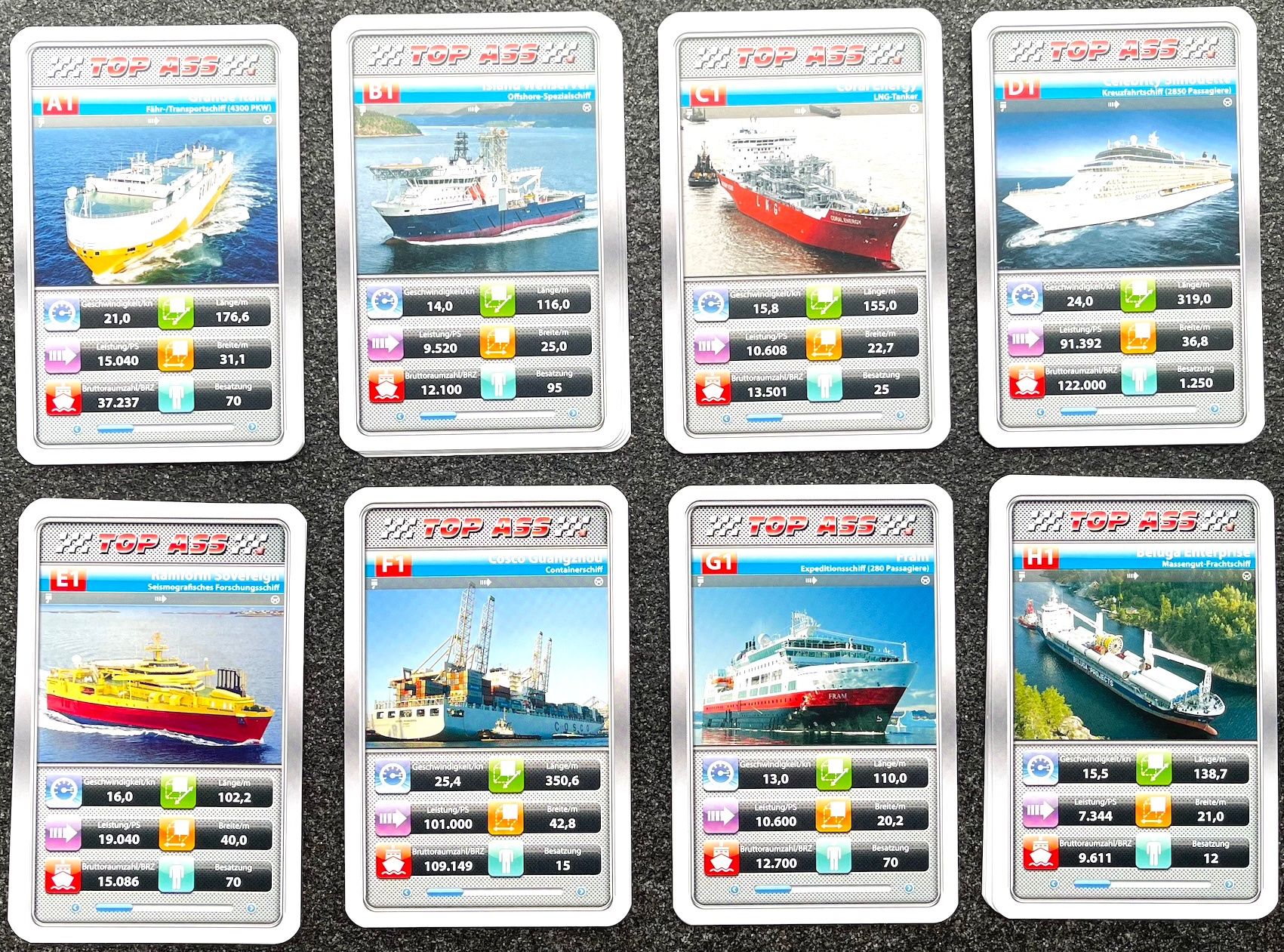 Spiele: Quartett Schiffe TOP ASS – Gebraucht aus Burgdorf von Bsb7 1
