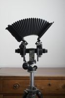 Sinar F2 4x5 Fachkamera mit Sinar Bankhalter und Sinar Neige