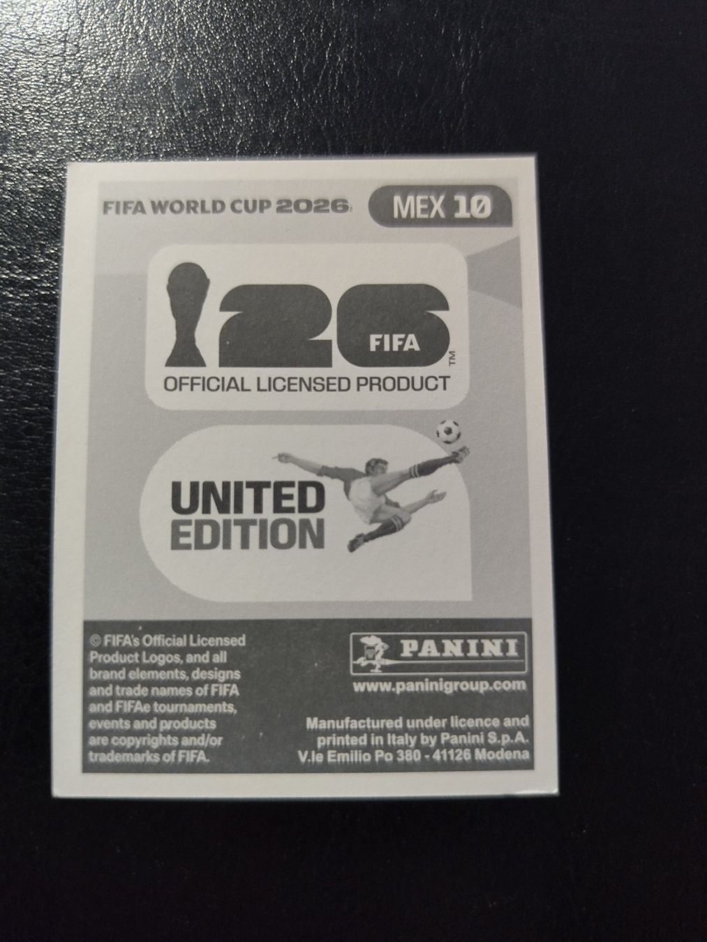 Panini Cartes à collectionner: Panini FIFA World Cup 2026 MEX 10 – Neuf (Voir description) à Matzingen par Clie42 1
