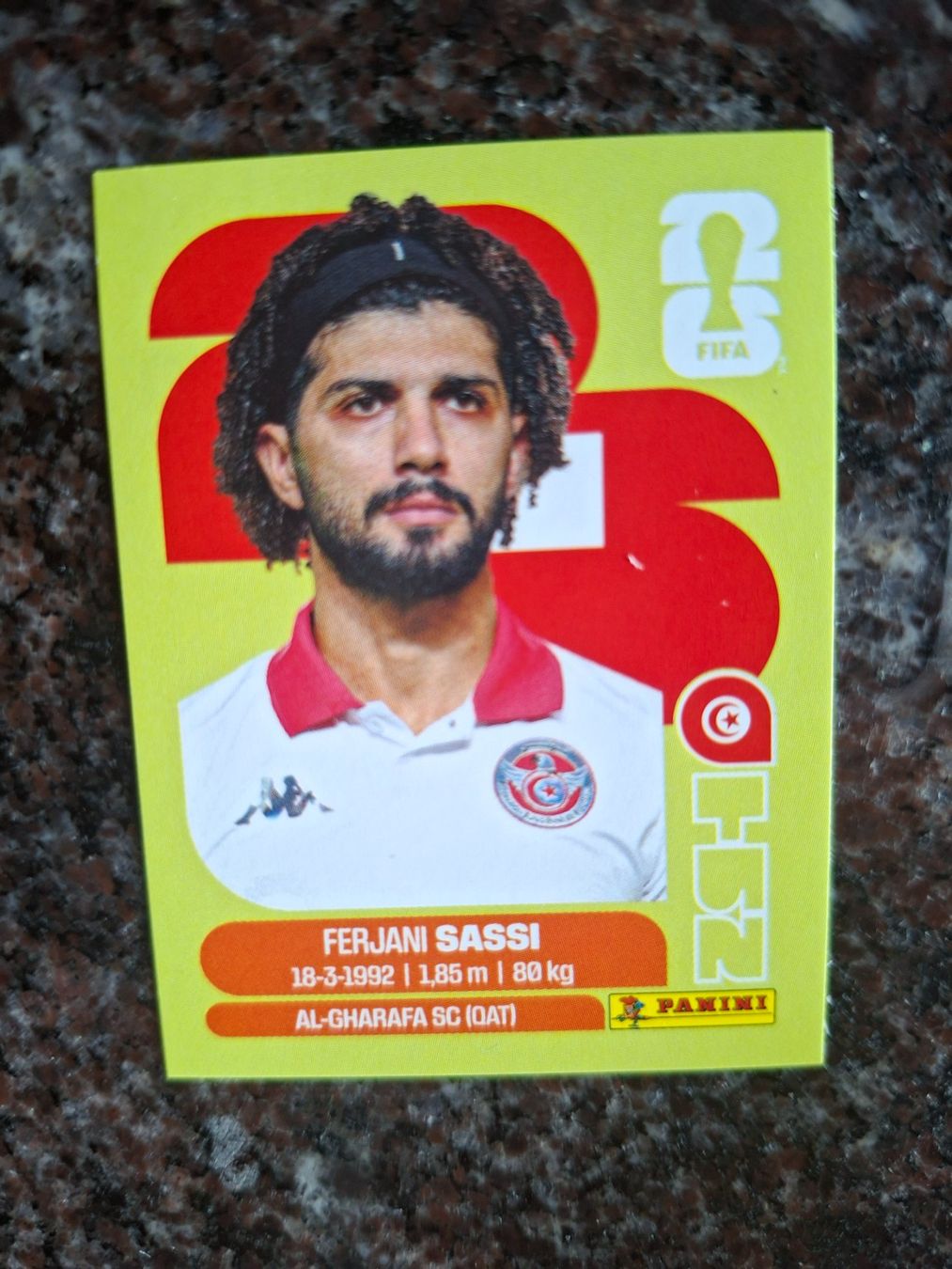 Panini Carte collezionabili: Ferjani Sassi, Panini WM 2026, TUN 11 – Nuovo (secondo la descrizione) da Erlinsbach venduto da pfunky