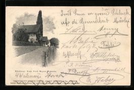 Kilchberg, Strassenpartie mit Wohnhäuse