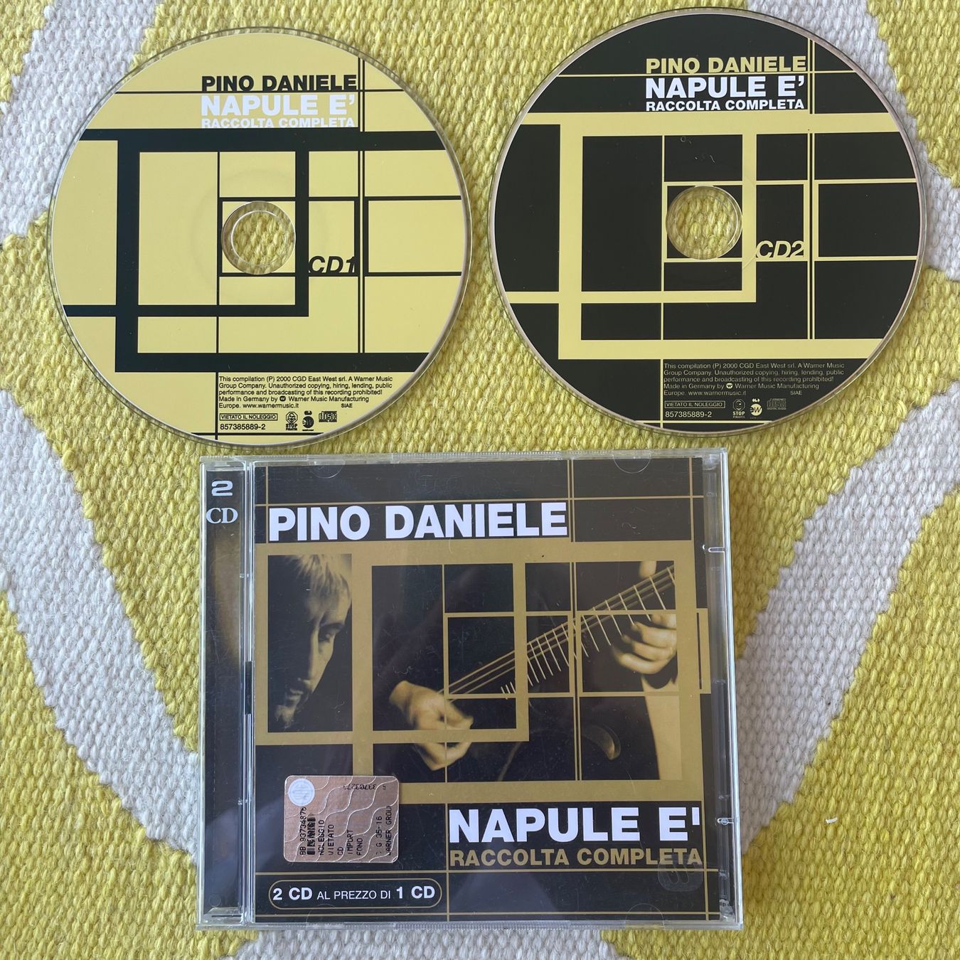 CD: PINO DANIELE-2CD NAPULE E RACCOLTA COMPLETA – Usato da Rorschacherberg venduto da CD-Roli