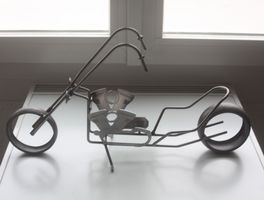 Weinhalter Metall Chopper, Harley Davidson Motorrad