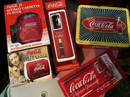 Coca-Cola Fanartikel Konvolut diverse Sammlerstücke
