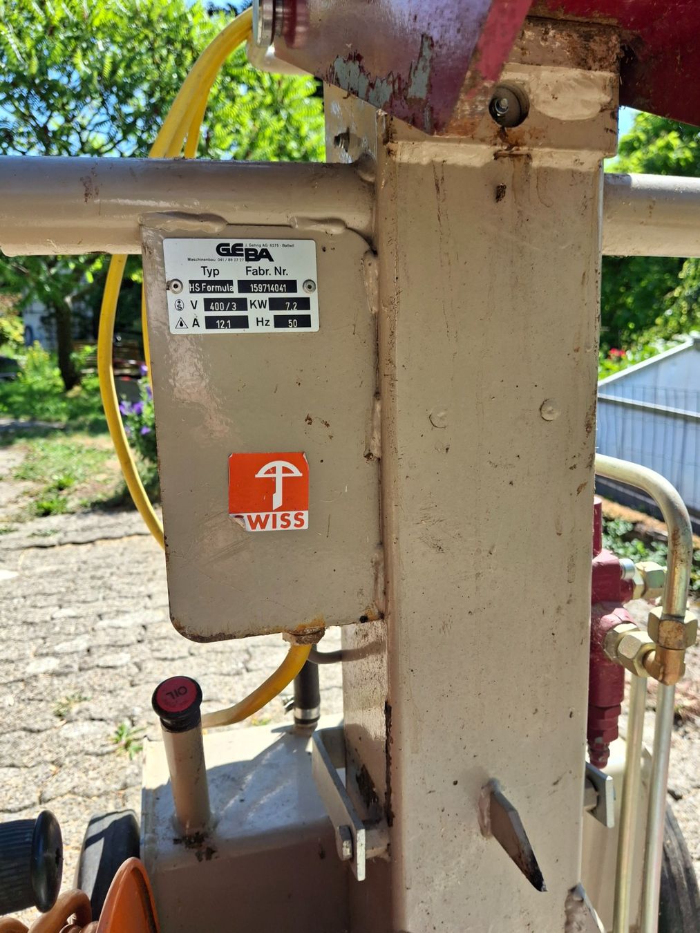 Geba Tutte le macchine: Holzspalter von GEBA – Usato da Zürich venduto da Grass07 7