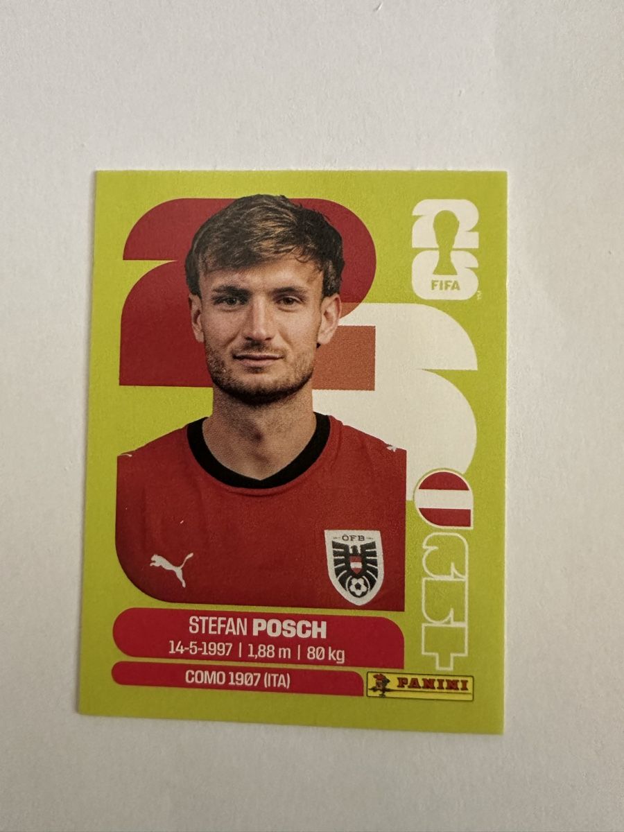 Panini Carte collezionabili: Panini Sticker WM 2026 AUT 7 Stefan Posch – Nuovo (secondo la descrizione) da Herisau venduto da Ballenberger