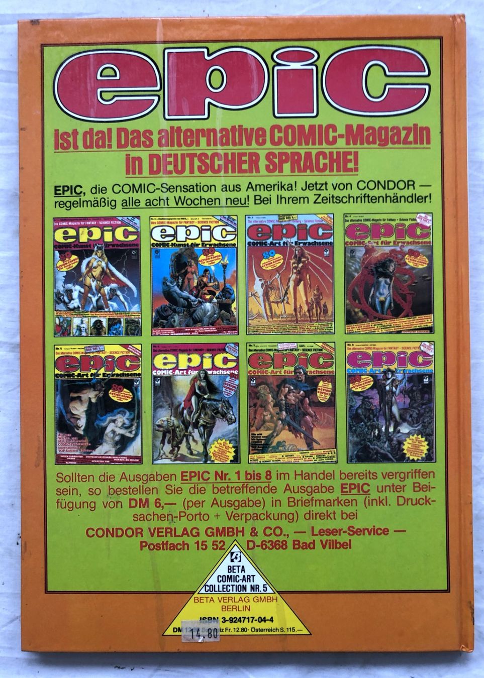 Fumetti: Beta Comic Art Collection - Band 5 - Die Wolfsbraut - HC – Usato da Schaffhausen venduto da durruti 5