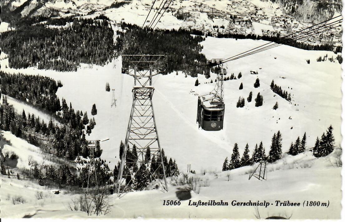 Ansichtskarten: Luftseilbahn Gerschnialp Trübsee – Gebraucht aus Hochdorf von Ziegel-16