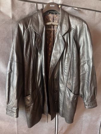Veste en cuir Yessica noir véritable état correct