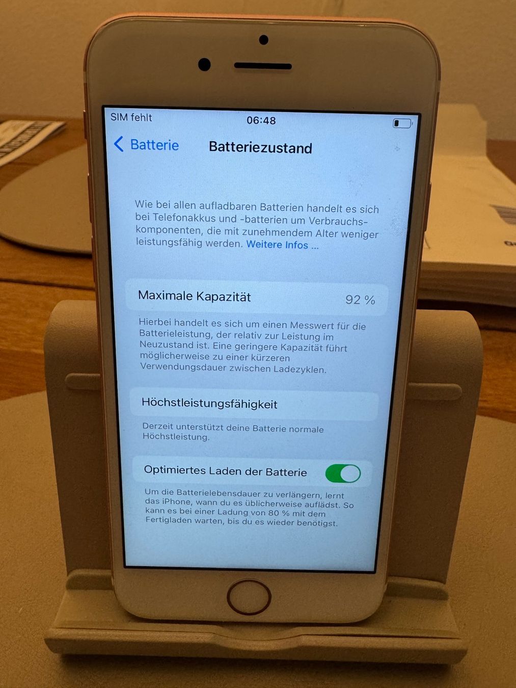 Apple Handys / Smartphones: iPhone 6S 92% Akku Kapazität – Defekt aus Adliswil von Busys 2
