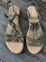 Graceland Sandalen, Khaki, Gr. 39, Top Zustand für Sommer!