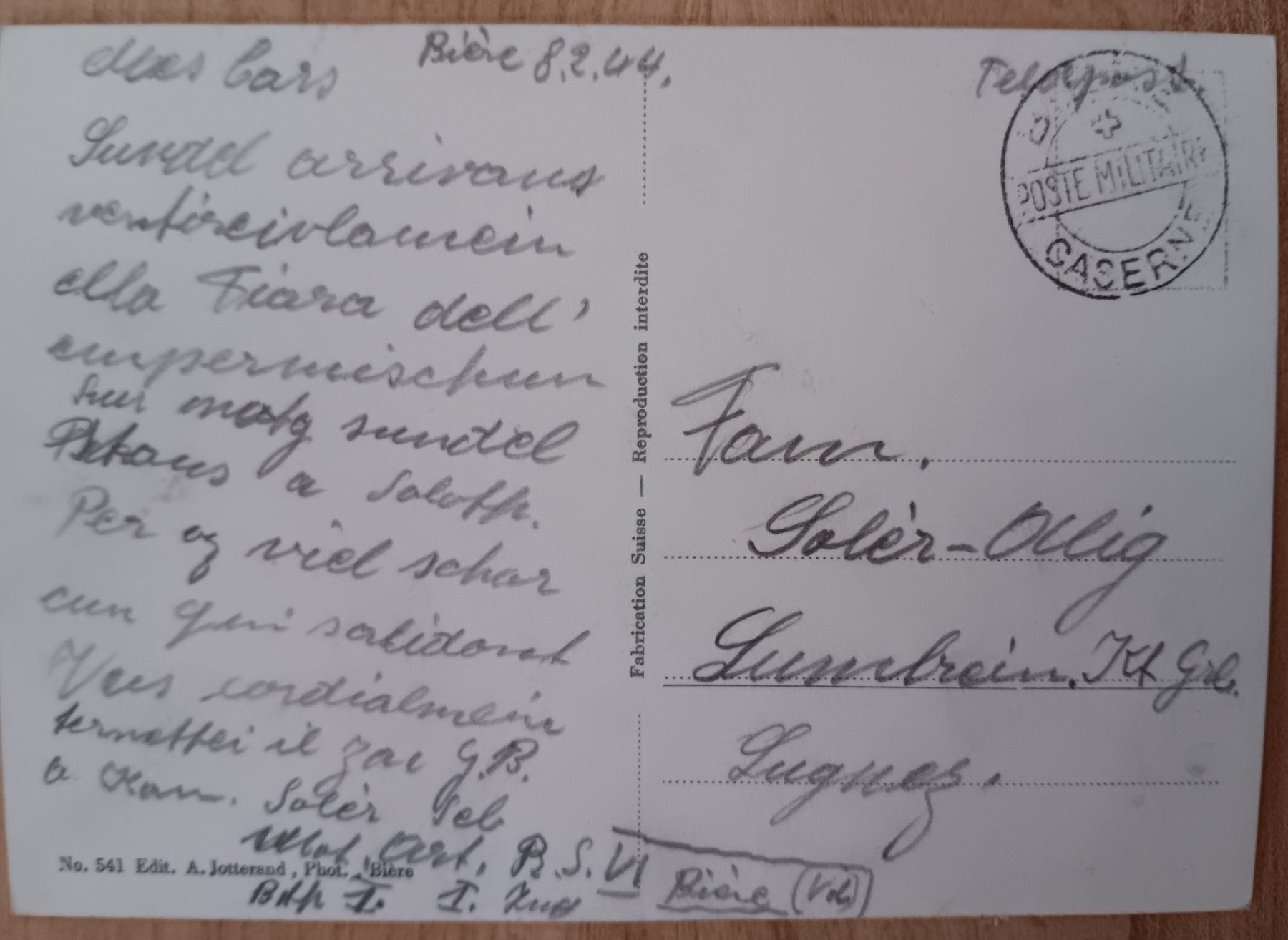 Cartoline: Postkarte Feldpost – Usato da Rodels venduto da sol_pq169 2