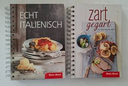 Betty Bossi: 2 Kochbücher "Echt Italienisch" & "Zart gegart"