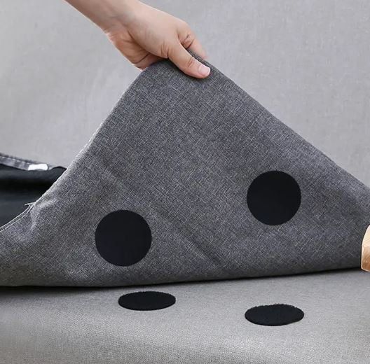 Sticker: 5 x Klettverschluss Pad doppelseitig klebend Sofa Teppich – Nuovo e nell'imballaggio originale da Dättlikon venduto da easythings 6