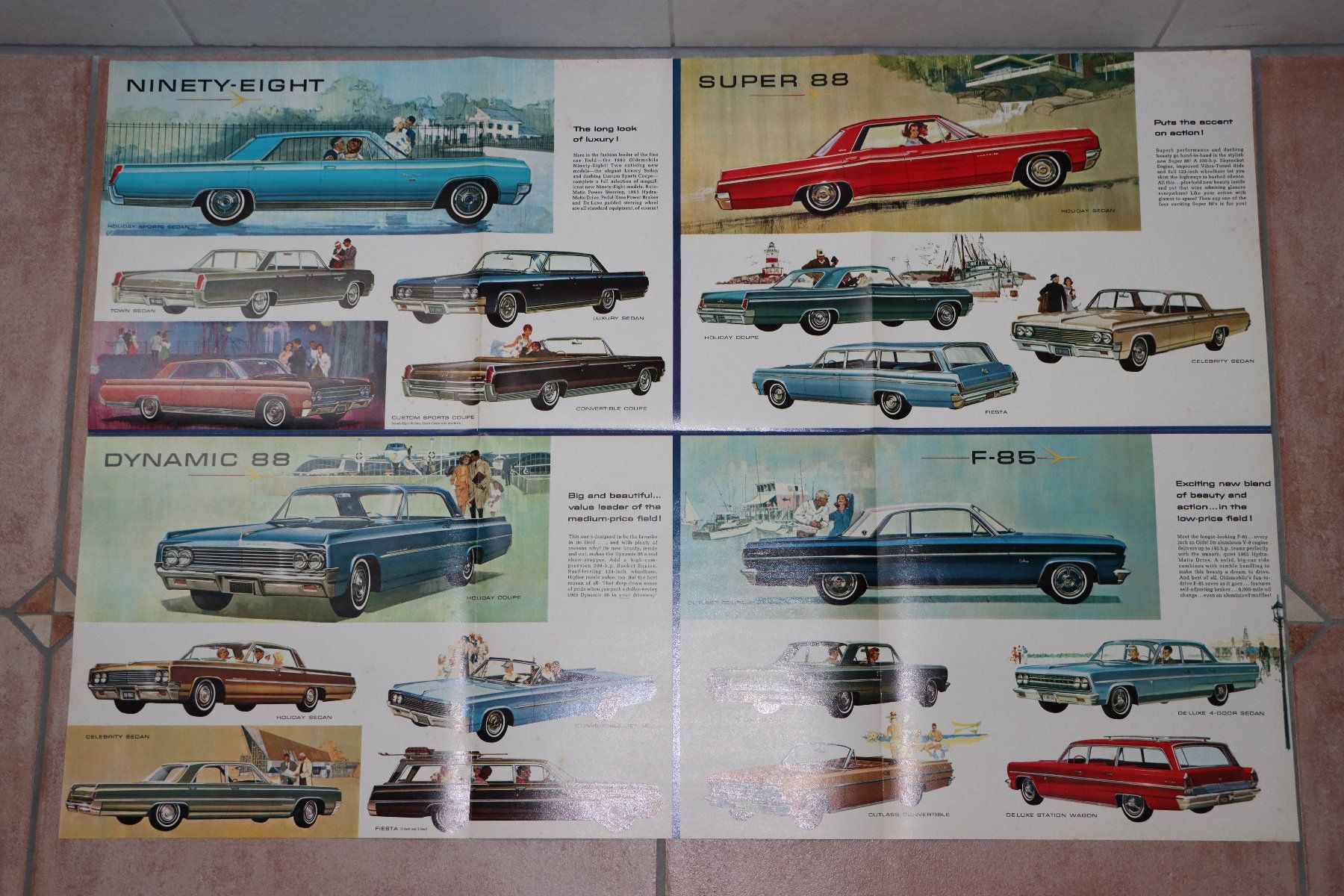 Oldsmobile Dokumente: Oldsmobile Modellprogramm 1963 Prospekt – Gebraucht aus Bühl b.Aarberg von Collectorpassions 4