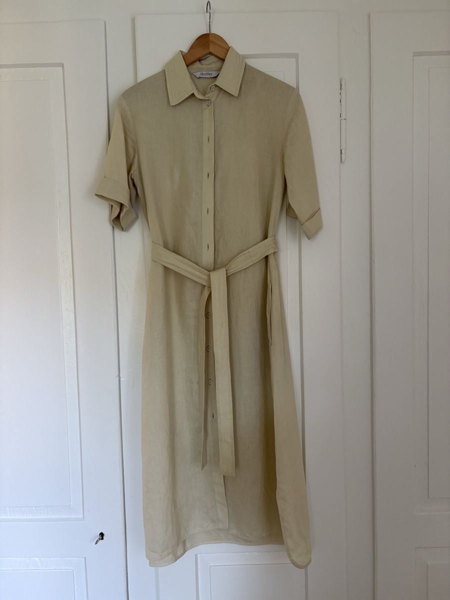 Max Mara Kleider: Hemdblusenkleid von MaxMara Weekend in Leinen – Gebraucht aus Zürich von Altnic