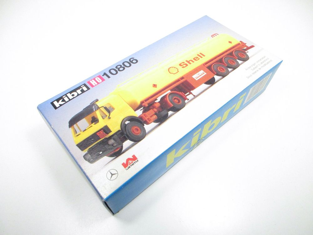 Kibri Modelleisenbahnen: Kibri H0 10806 Mercedes-Benz 1834 Tankzug SHELL – Neu und originalverpackt aus Olten von Heinrich875 2