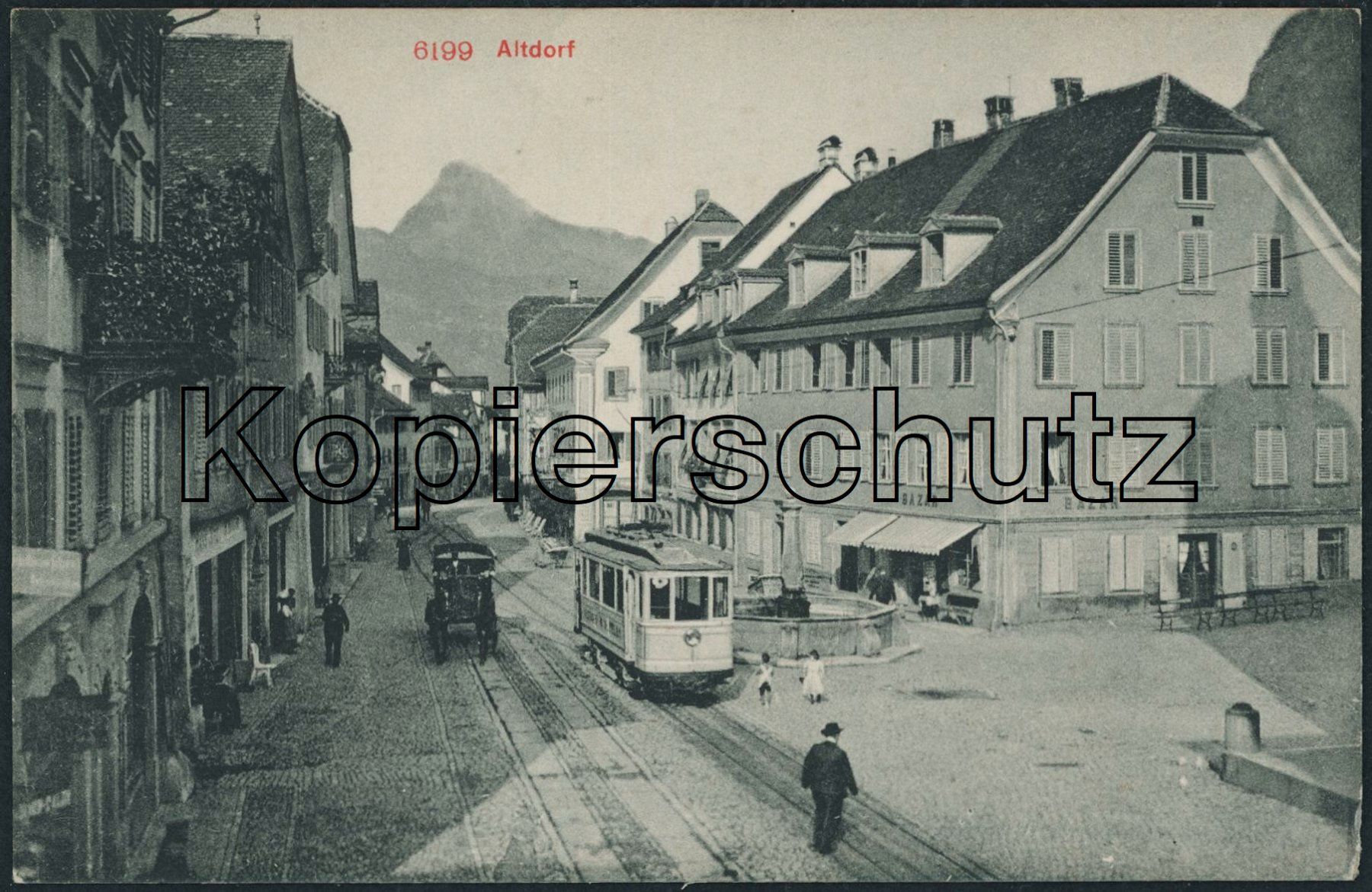 Cartoline postali: UR Altdorf - Tram AFB - Kutsche – Nuovo (secondo la descrizione) da Schindellegi venduto da dormay
