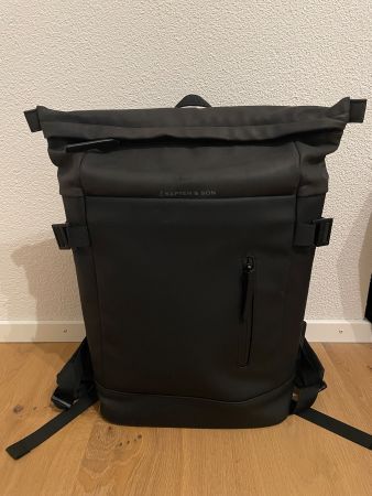 Rucksack Kapten & Son schwarz Helsinki