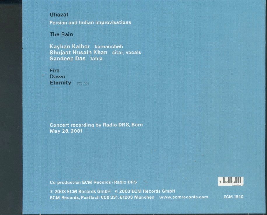 CDs: The Rain - Kayhan Kalhor – Gebraucht aus Delémont von MaxPlan 1