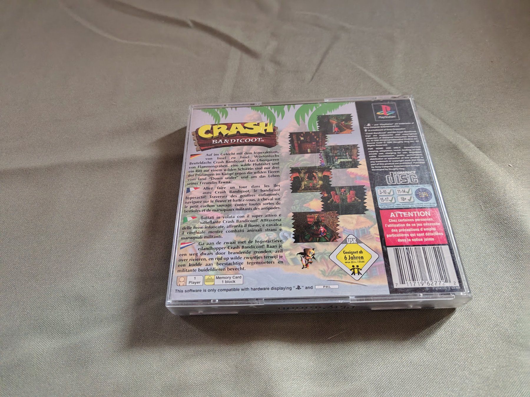 Sony Spiele: Jeu PS1 Crash Bandicoot – Gebraucht aus Saxon von dan_drn5 4