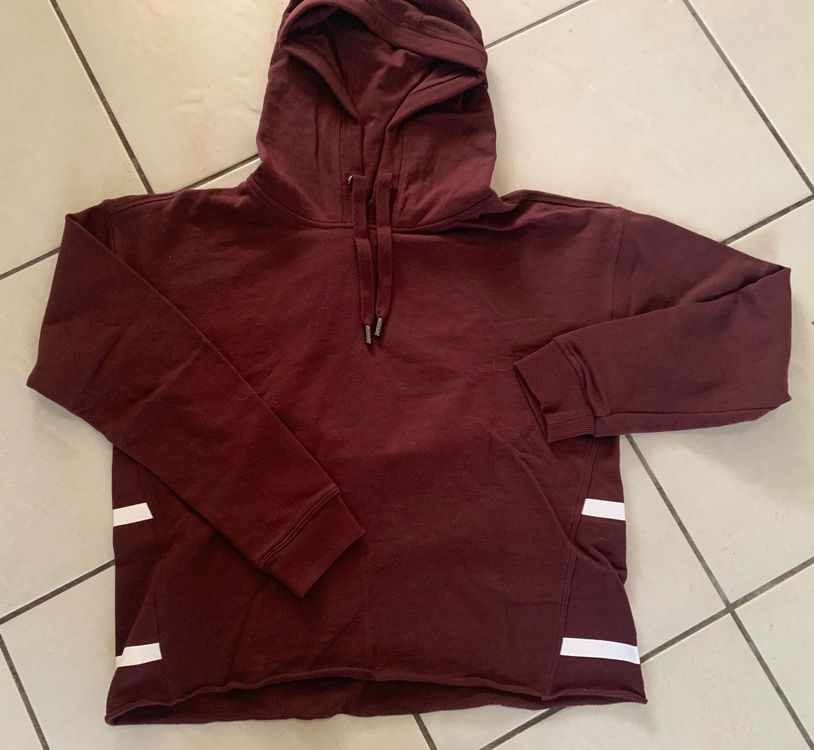 DKNY Hoodie STRIPE LOGO Sweatshirt Damen S (Gebraucht) in