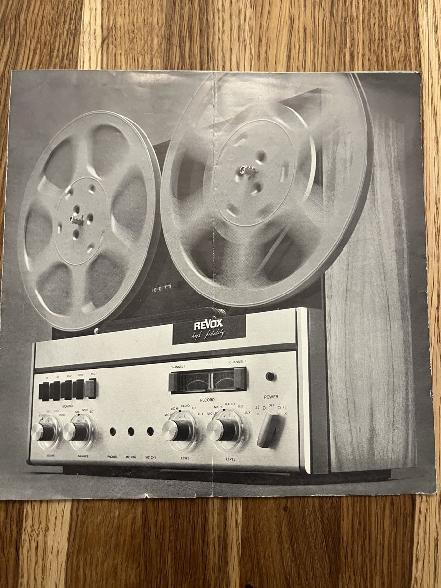 Revox Documenti: Revox Prospekt  – Usato da Biberen venduto da eli-ko59