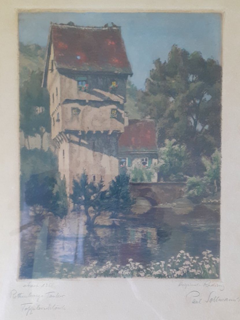 Dipinti: Radierung 19. Jahrhundert – Usato da Mörschwil venduto da antiksalon21 3