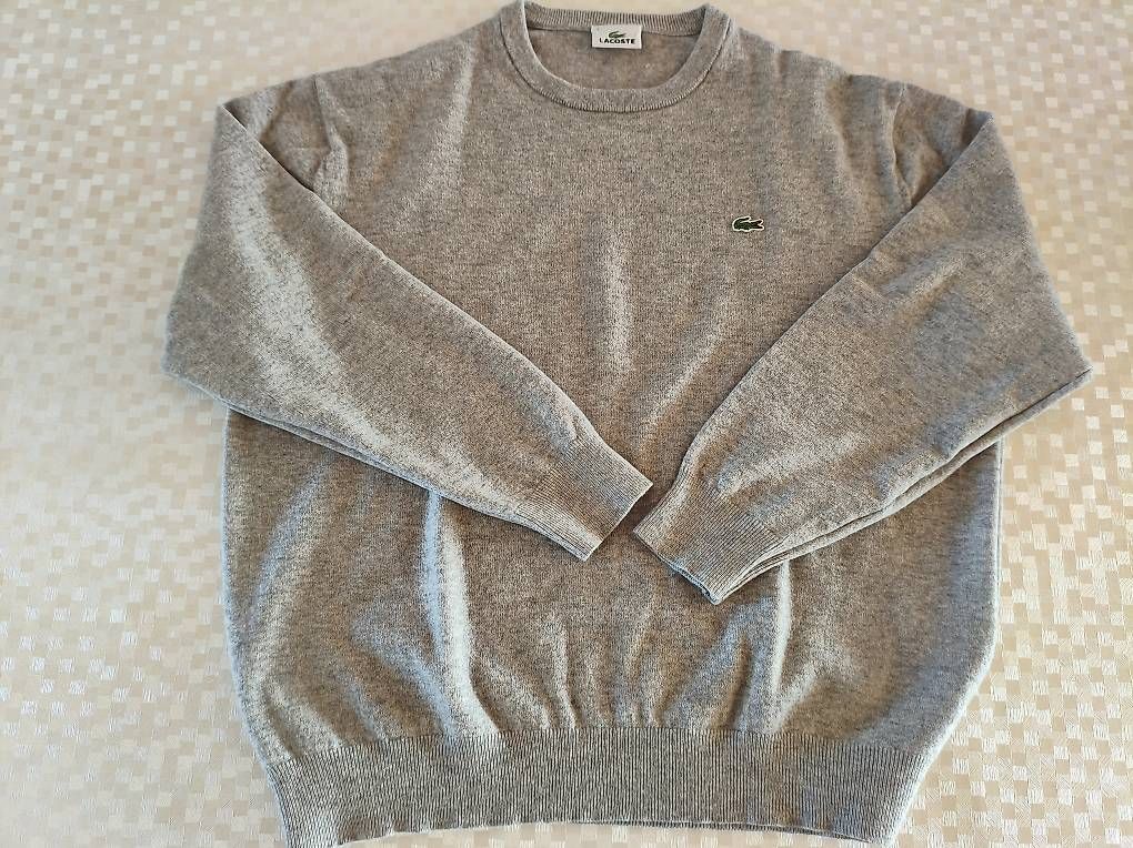 Pullover & Sweatshirts: Pullover Lacoste hellgrau – Gebraucht aus Bern von Smash428