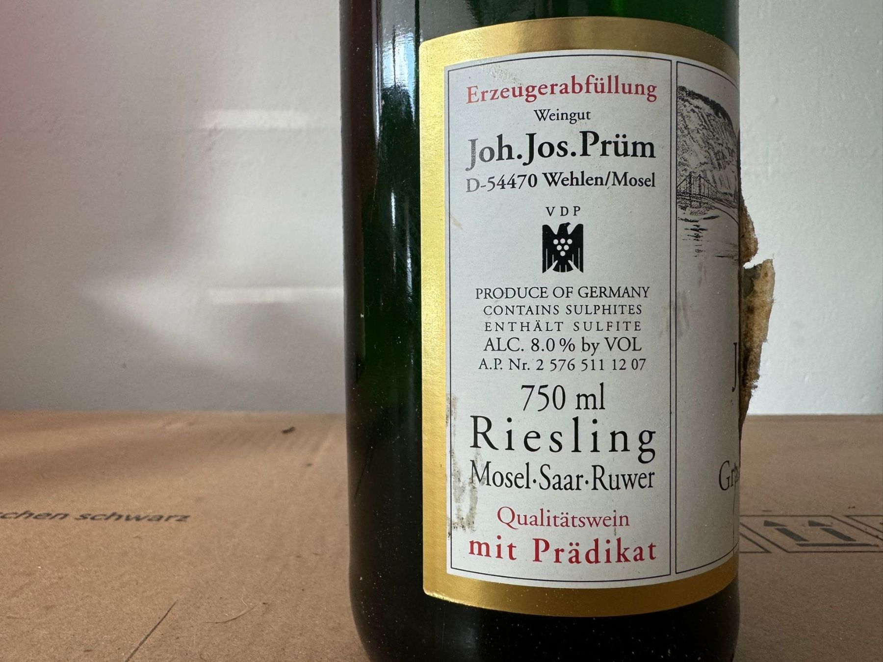 Vino: 1 Fl. Joh. Jos Prüm Auslese 2006 – Usato da Dietikon venduto da Nesh 2