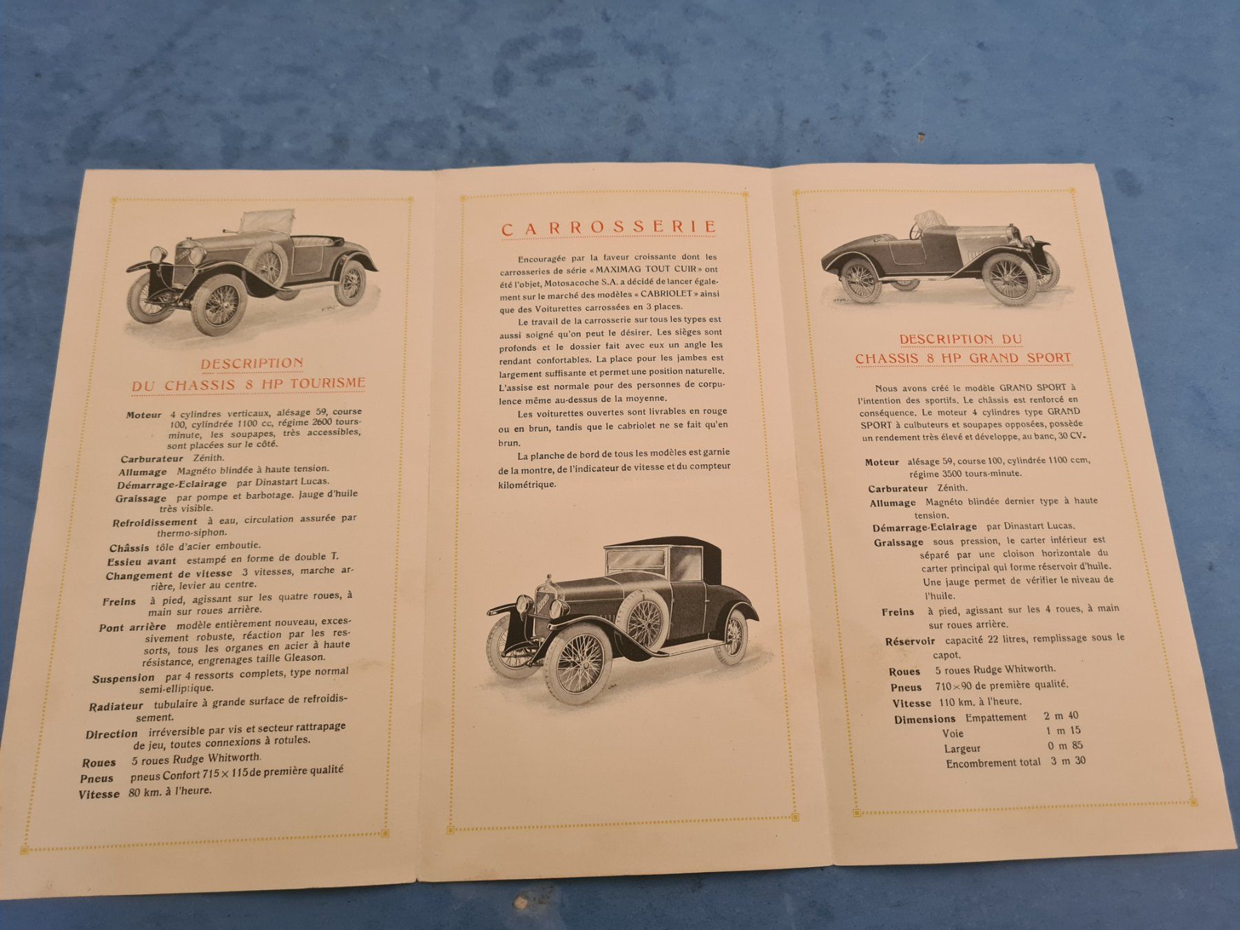 Motosacoche Documenti: MAXIMAG MOTOSACOCHE BROCHURE VINTAGE OLDTIMER – Usato da Bellevue venduto da BURGOLMANIA 1