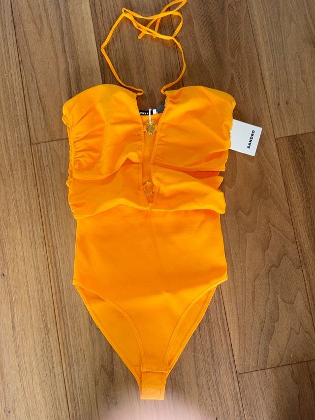 Sandro Top: New £219 Sandro bodysuit - 2 – Nuovo e nell'imballaggio originale da St-Sulpice VD venduto da juhdu 1