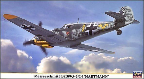 Kit di modellismo & Modellini statici: Hasegawa Bf 109G6/14 Erich Hartmann – Nuovo (secondo la descrizione) da Neuenhof venduto da Abakan