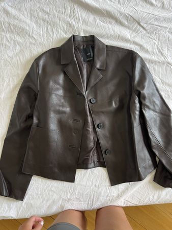 Best mango faux cuir chocolat
