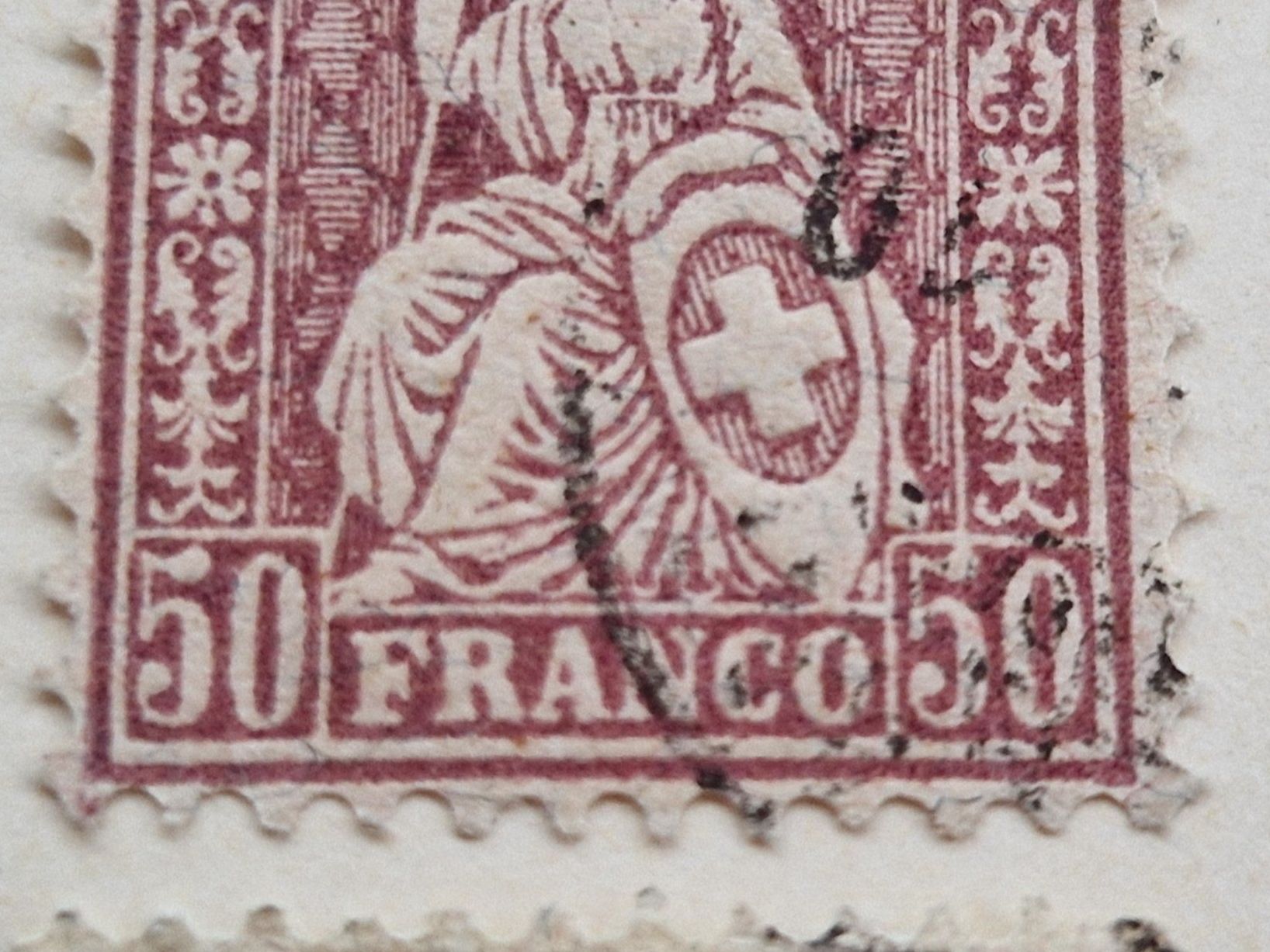 Tutti i francobolli: Sitzende Nr. 51/52 kat 2000.-, ab 1.- – Usato da Burgdorf venduto da Glossy01 2