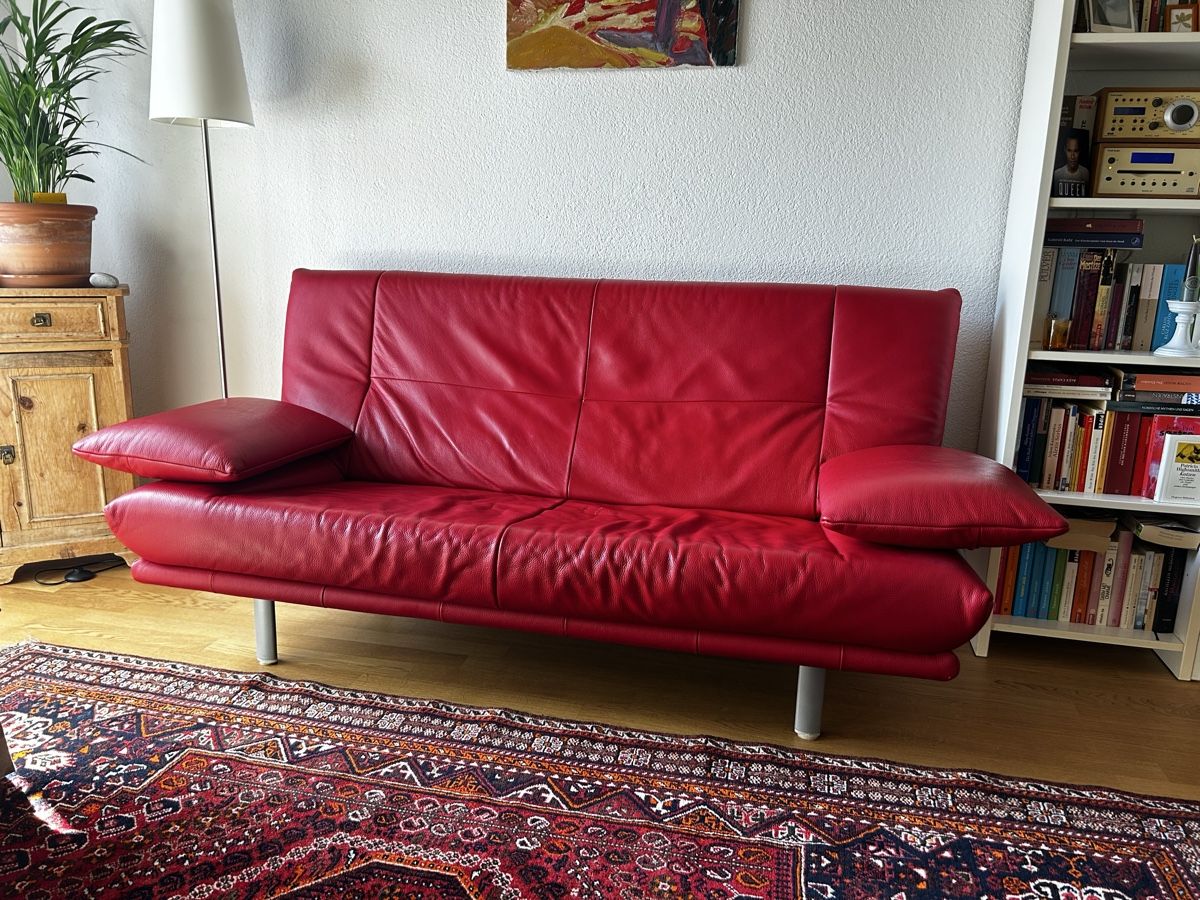 Divani: ROLF BENZ Sofa - Modell BMP 418 rot/red – Usato da Zollikofen venduto da LUKE_THRIFTS 4