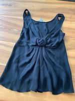 MOSCHINO schwarzes Seiden Sommertop Gr. 40
