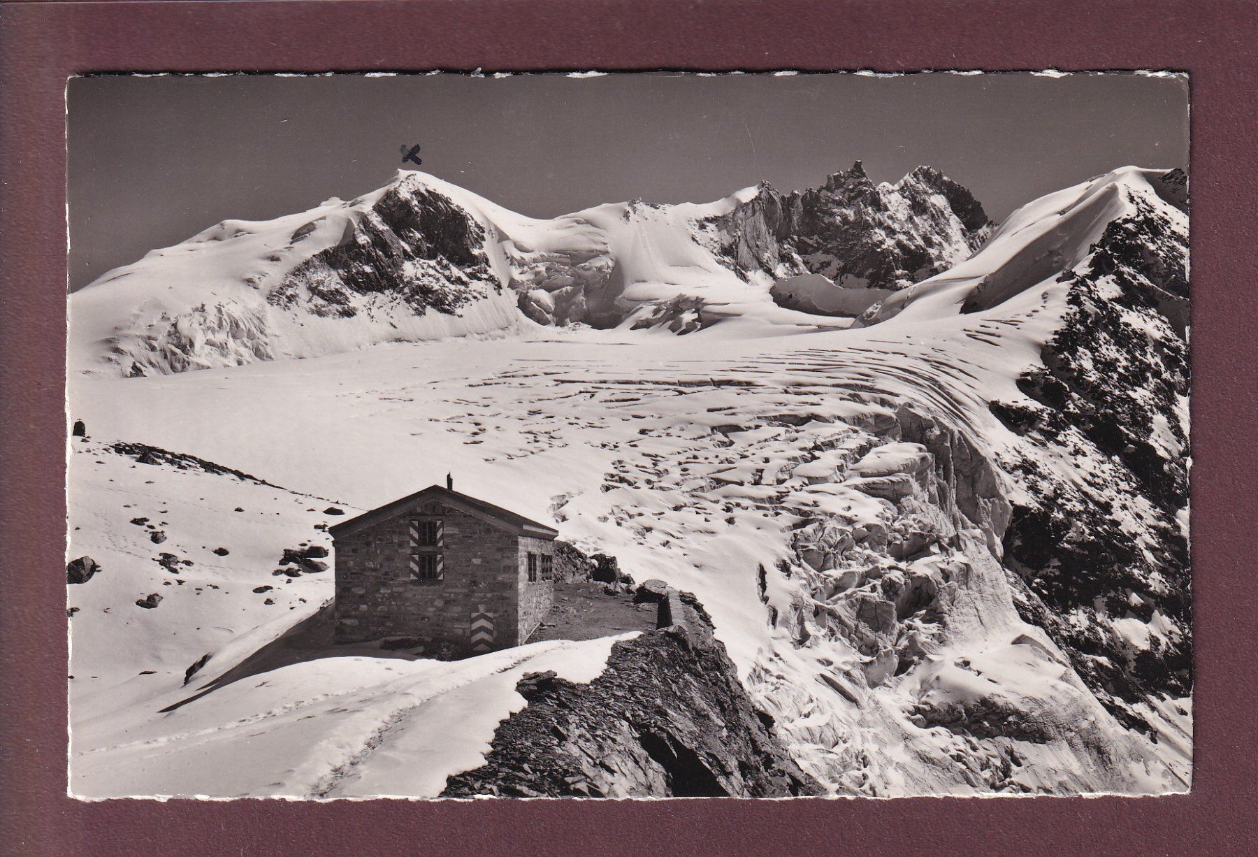 Ansichtskarten: Refuge TRACUIT - Bieshorn - Weisshorn – Gebraucht aus Pully von nicecards