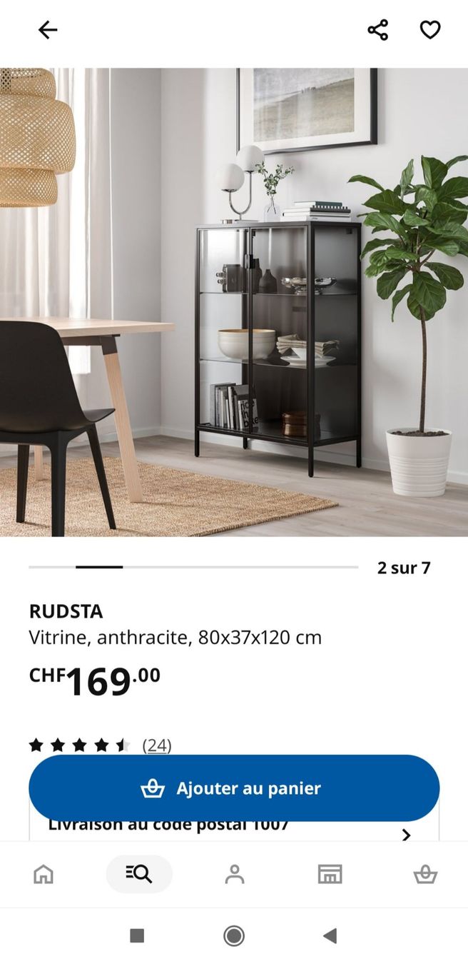 Ikea Vetrine: Meuble rudsta ikéa – Usato da Lausanne venduto da emm_5ml5 1
