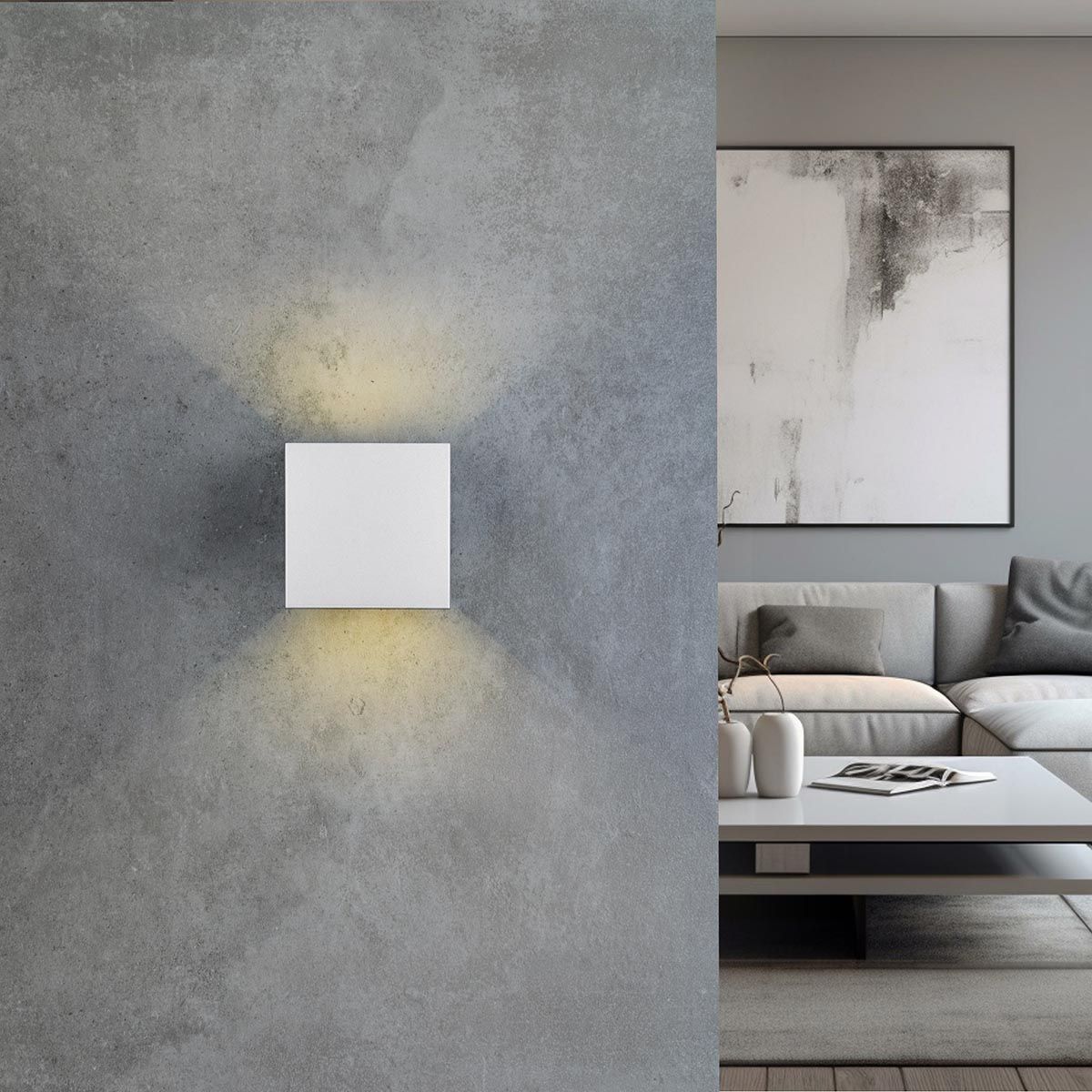 Lampade: LED Aussen Wandleuchte, IP44, 10 cm – Nuovo (secondo la descrizione) da Kreuzlingen venduto da Smart-Light 2