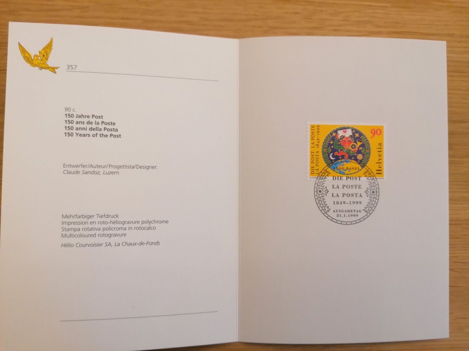 Tutti i francobolli: 150 Jahre Post - 2teiliges Set – Nuovo (secondo la descrizione) da Erlinsbach SO venduto da lca_pn9p 1