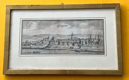 Matthäus Merian KLINGNAU Kupferstich 1654