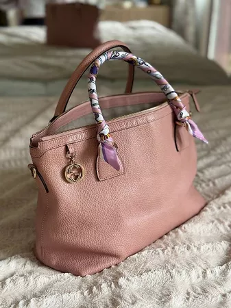 Gucci new! rose Leder handtasche / laptop tasche