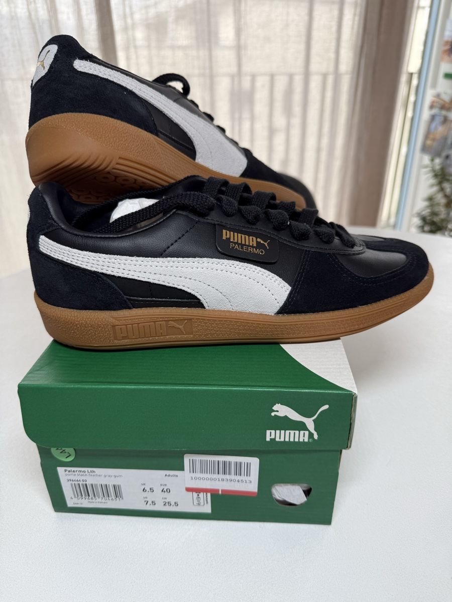 Puma Scarpe da uomo: Puma Palermo Gr. 40, neu mit Originalkarton – Nuovo e nell'imballaggio originale da Zürich venduto da S.N.K.R.Z 3