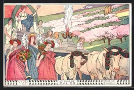 Vevey, Fete des Vignerons 1905, Le Char 