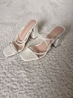Absatz Sandalen weiss Grösse 41