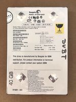 Seagate 40 Go IDE, ST340015ACE
