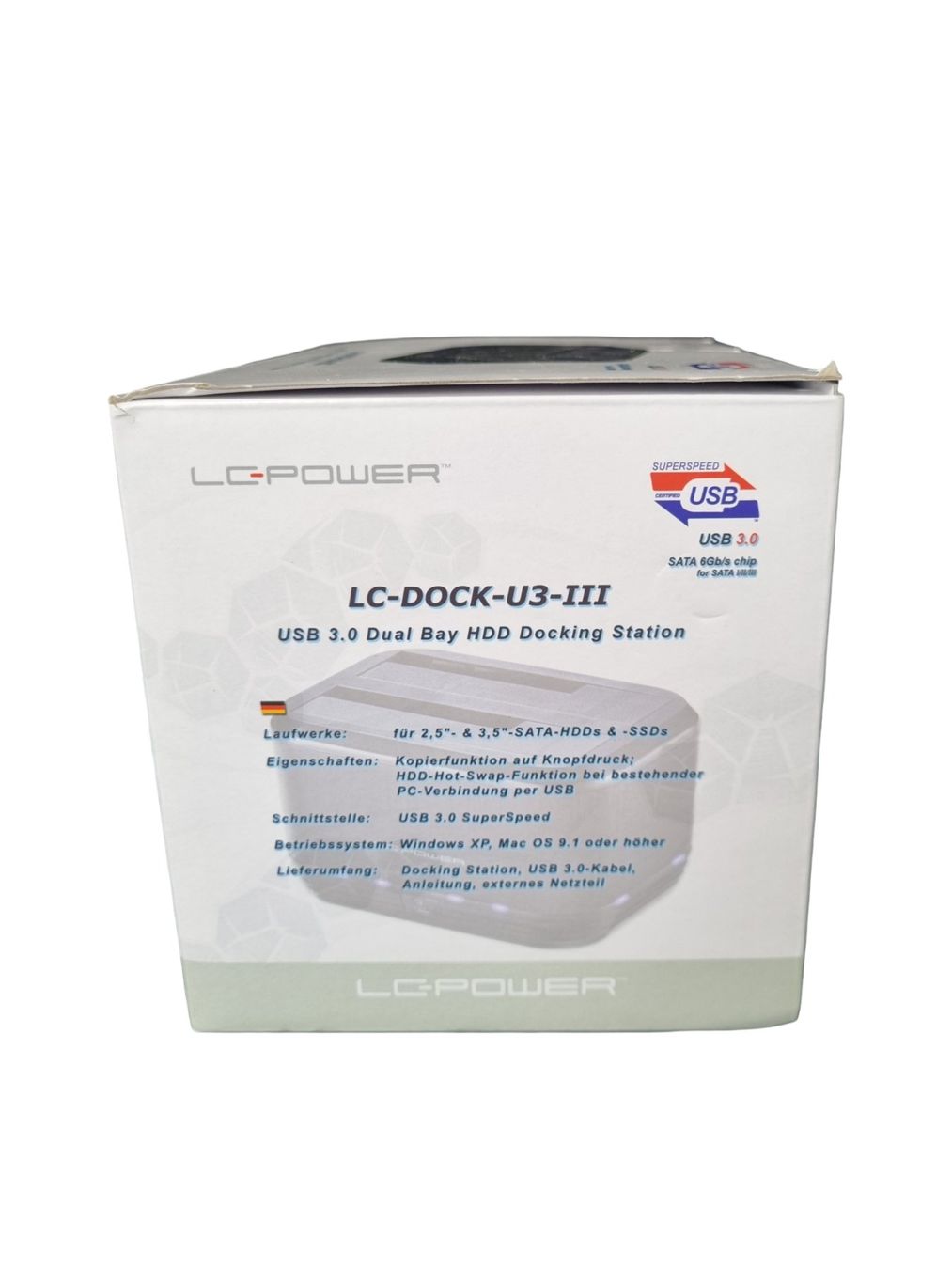 Docking station: LC-POWER HDD/SSD Docking Station – Nuovo (secondo la descrizione) da Wangen b. Olten venduto da Restwert_Wangen 4